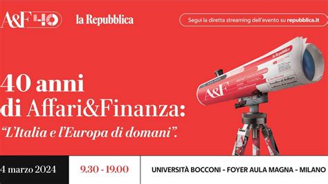 affari e finanza live 